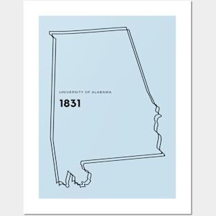 University of Alabama 1831 Posters and Art